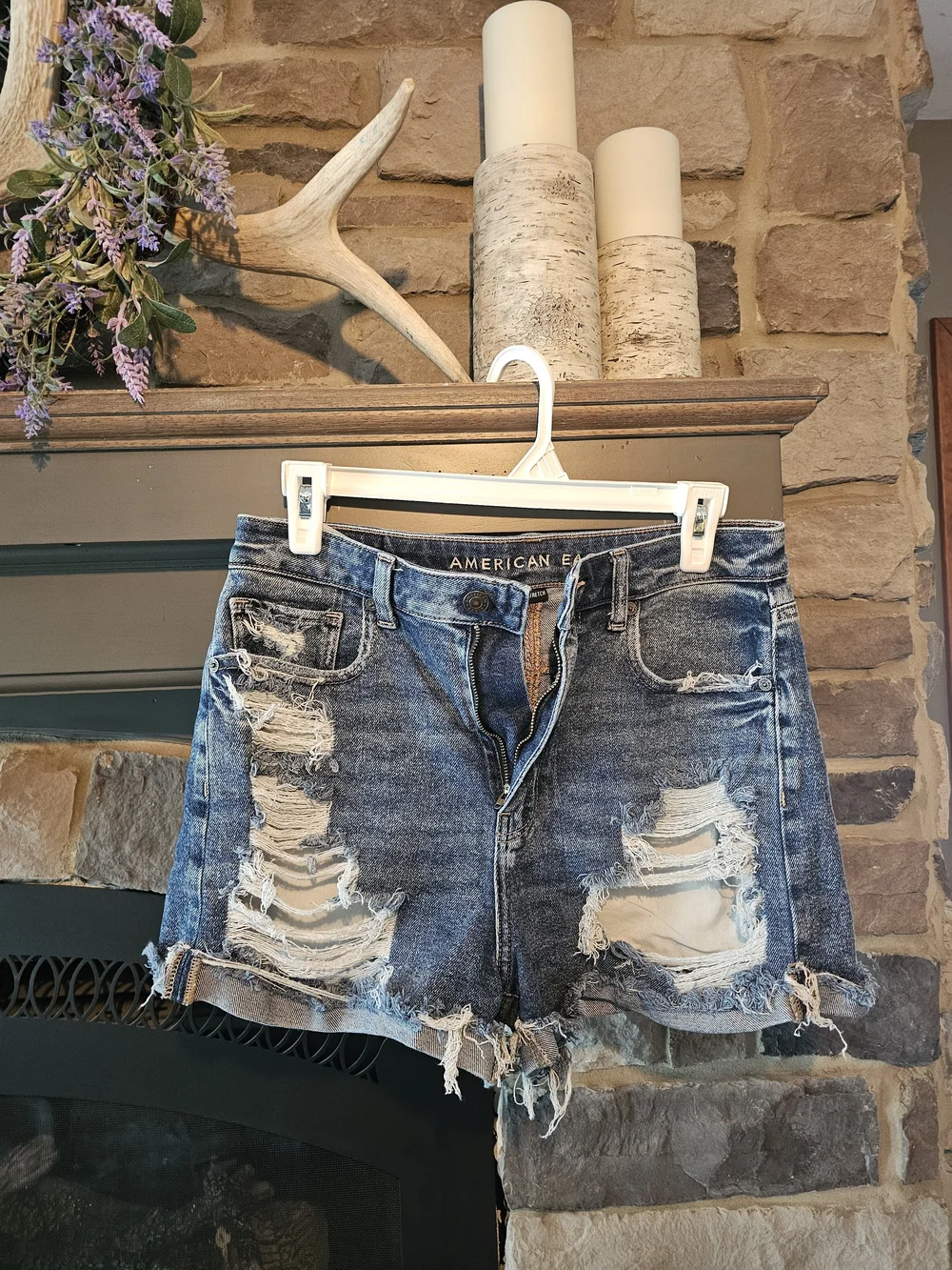American Eagle Outfitters Women’s Blue Stretch Denim Jeans